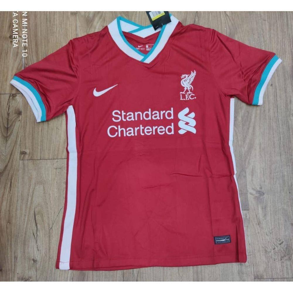 camisa infantil liverpool salah