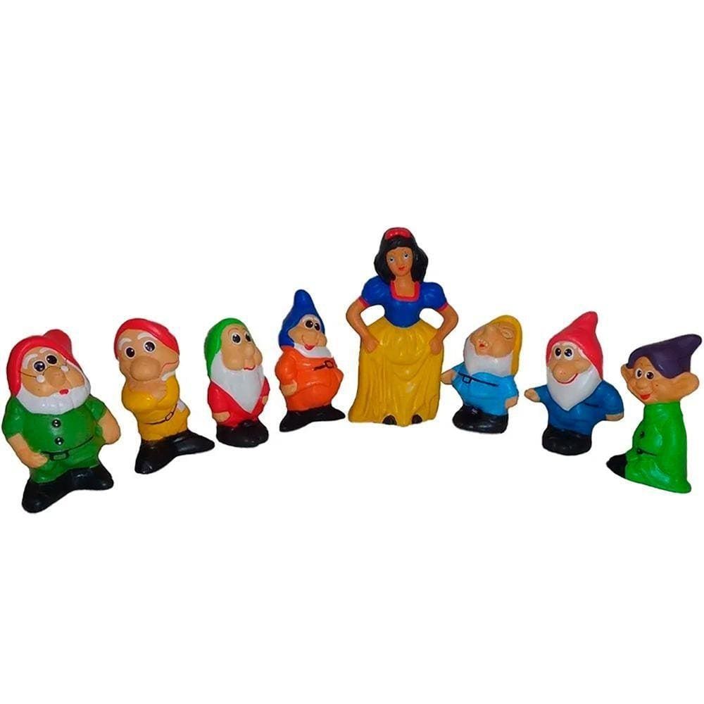 Branca De Neve E 7 Anões Em Cerâmica Decor Casa E Jardim P