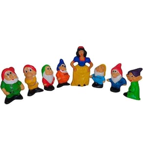 Branca De Neve E 7 Anões Em Cerâmica Decor Casa E Jardim P