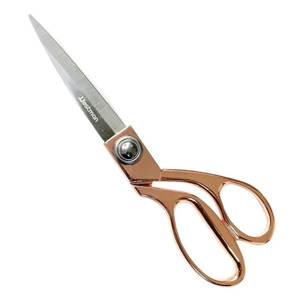 Tesoura de Costura Tecido Alfaiataria Profissional Rose 7,5P