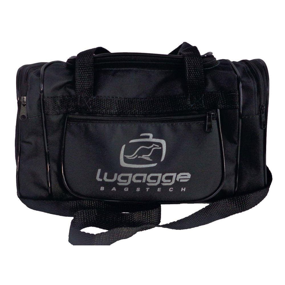 Bolsa Sacola Bordo Mao Mala De Viagem Pequena Preta