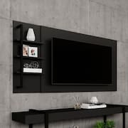 Painel de Parede Amazonas para TV até 50` Preto Fosco Carraro