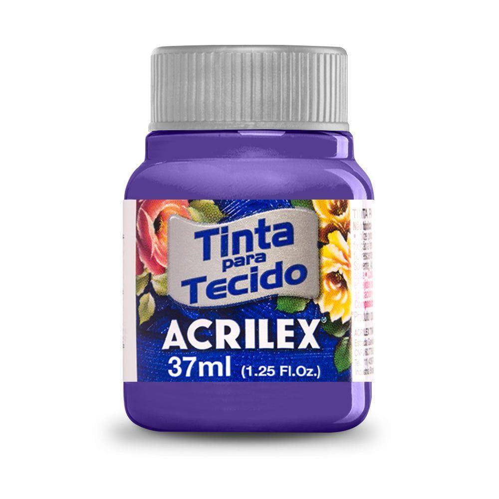 Tinta para Tecido Fosca Acrilex 37ml Cor Violeta Cobalto 540