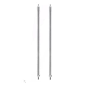 Kit 2 Alongadores Cromados De Antena Px 60Cm Caminhão
