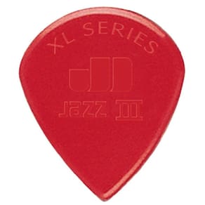 Palheta Nylon Jazz Iii Vermelha Pacote Com 24 Dunlop