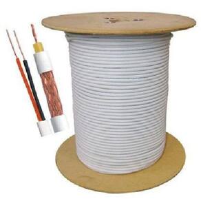 Cabo Coaxial Flexível 300M 85% Malha Rf4Mm Bipolar