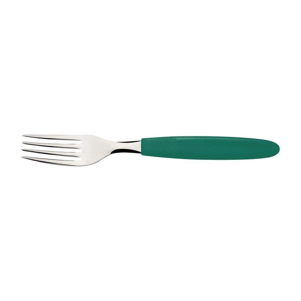 Garfo de Mesa Tramontina Ipanema com Lâmina em Aço Inox e Cabo de Polipropileno Verde Esmeralda Tramontina