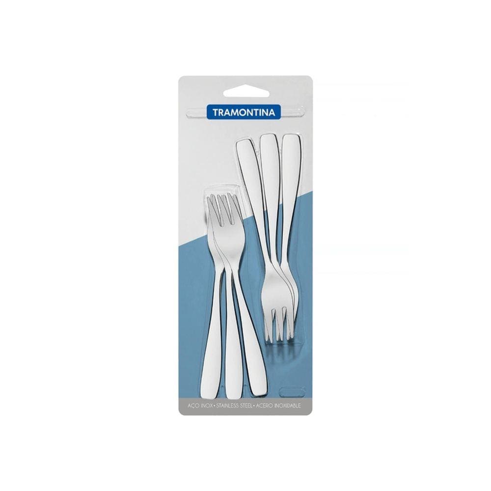 Conjunto de garfos para torta Tramontina Amazonas aço inox 6 pç. Tramontina