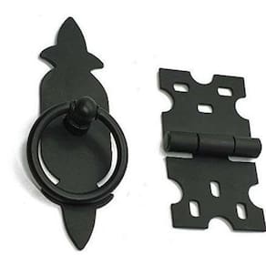 Kit 10 Puxadores Chapa Rustica + 8 Dobradiças Mexicana