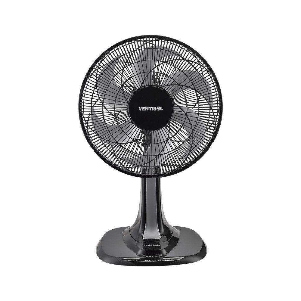 Ventilador Mesa Turbo 6 Pás 30Cm Preto