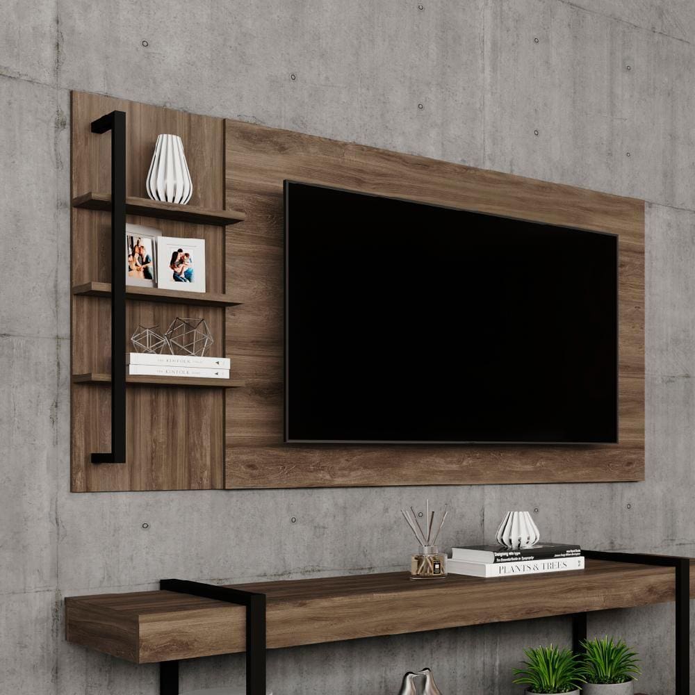 Painel de Parede Amazonas para TV até 50` Madeirado Carraro