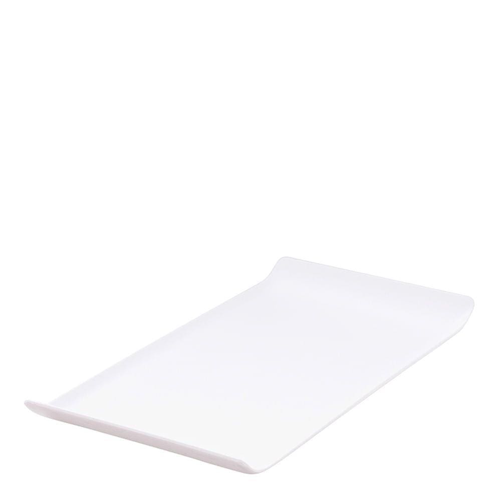 Bandeja Coffee Retangular 15x30 Branca em Polipropileno Linha Tropical VEM