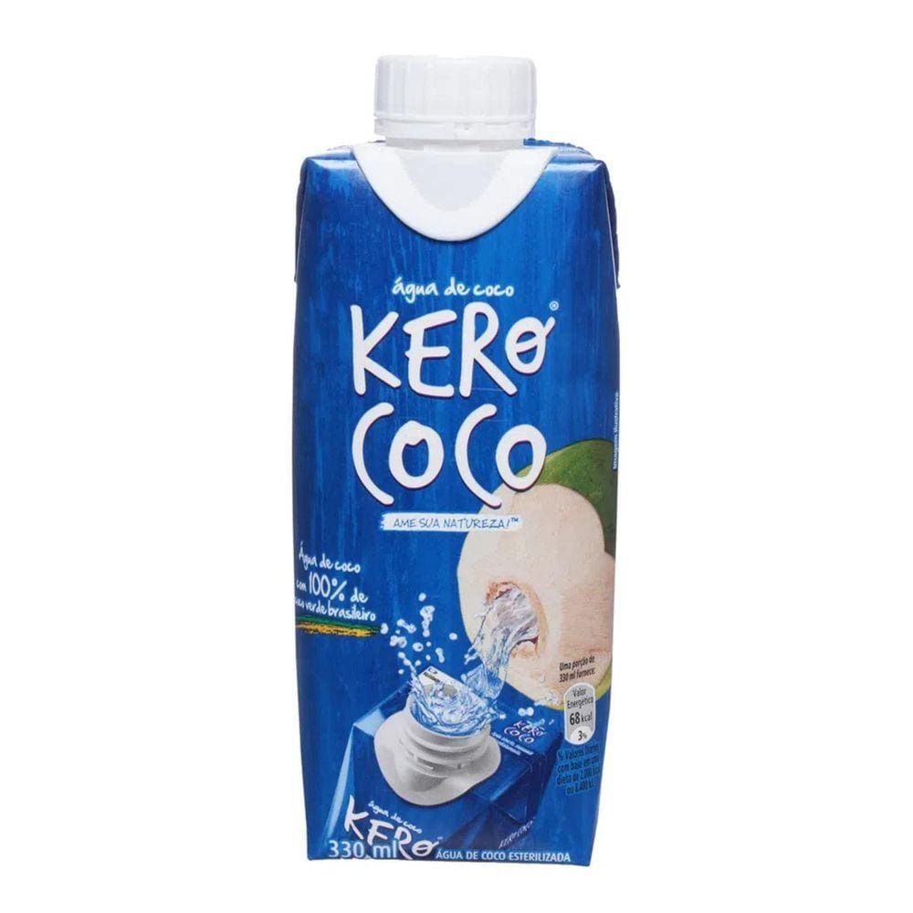 Kit 12X Água De Coco Kero Coco 330Ml