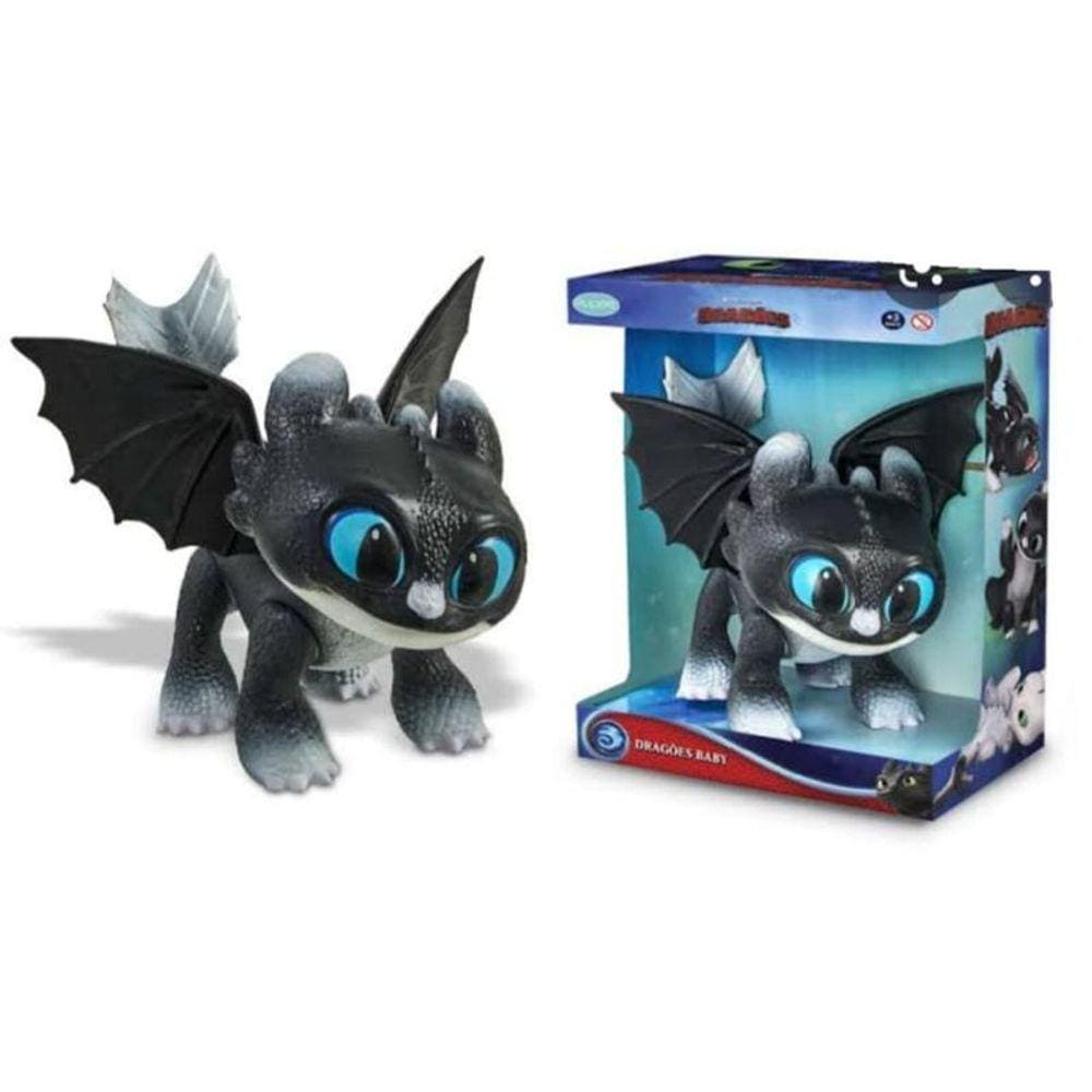 Como Treinar Seu Dragao Preto Com Olho Azul Pupee Brinquedos