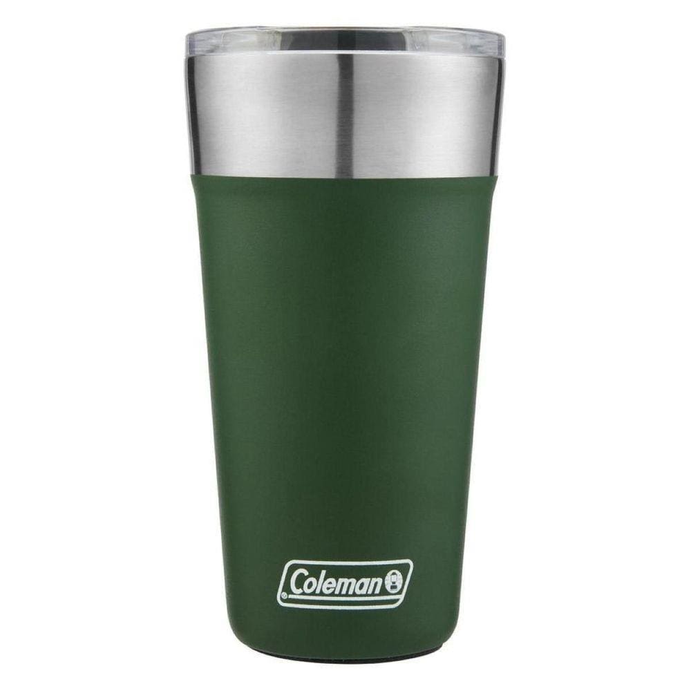 Copo Térmico Cerveja Coleman 590 Verde Com Abridor Garrafas