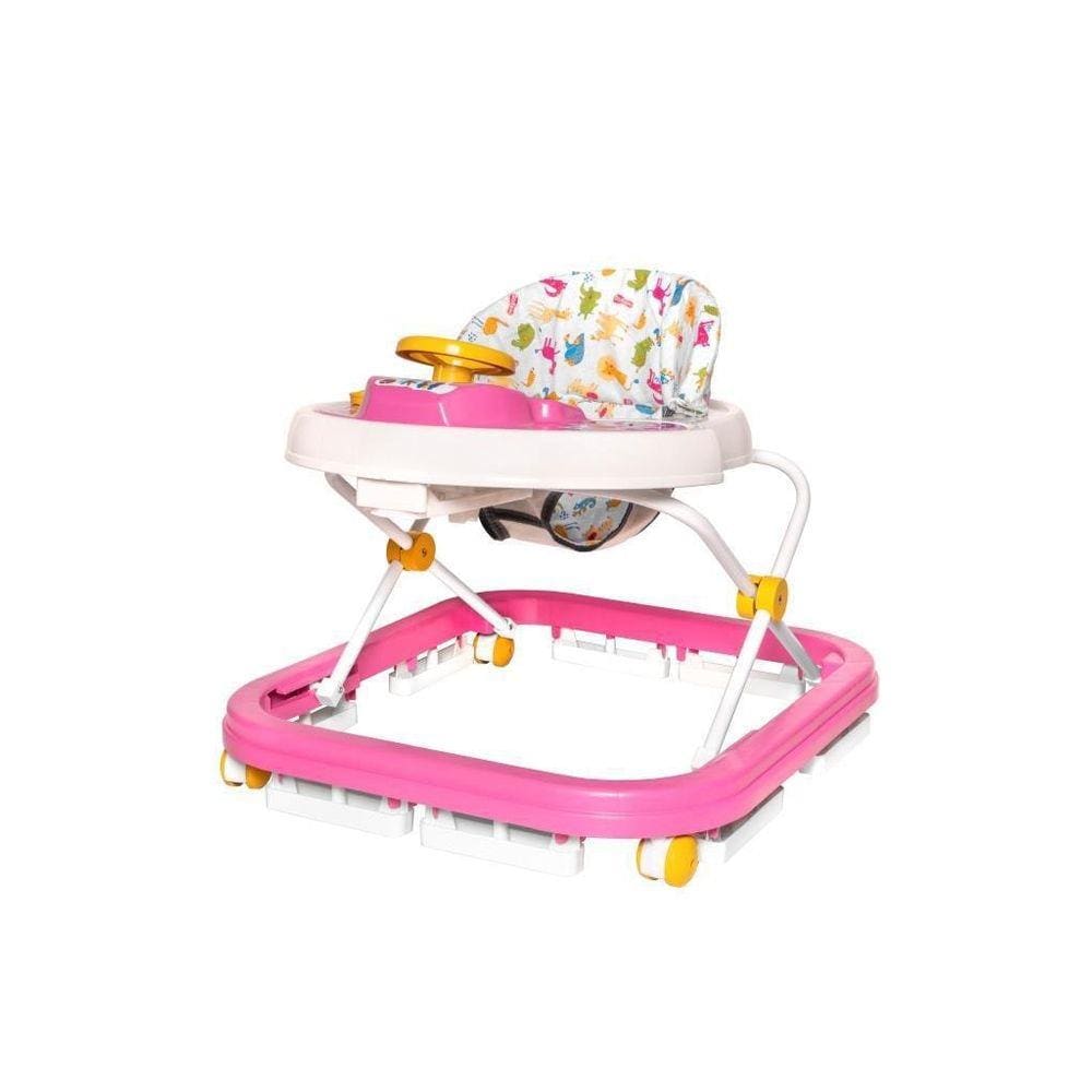 Andador Infantil Musical Bichinhos Rosa - Styll Baby