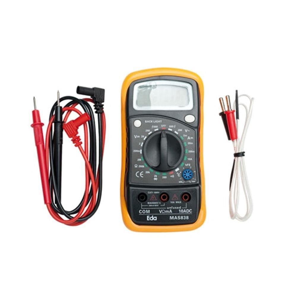 Multímetro digital com sensor de temperatura ? 9KD Eda