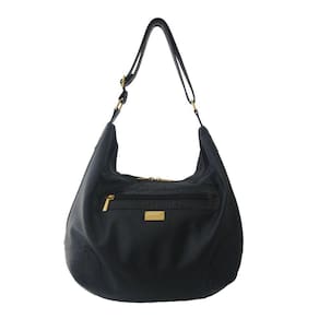 Bolsa Saco Topgrife Couro Preto