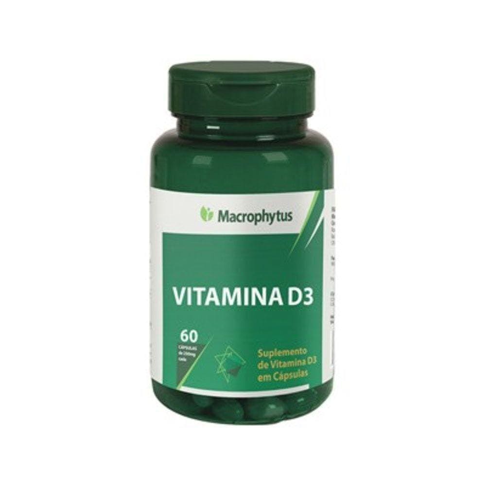 Vitamina D3 250 Mg 60 Cápsulas - Macrophytus