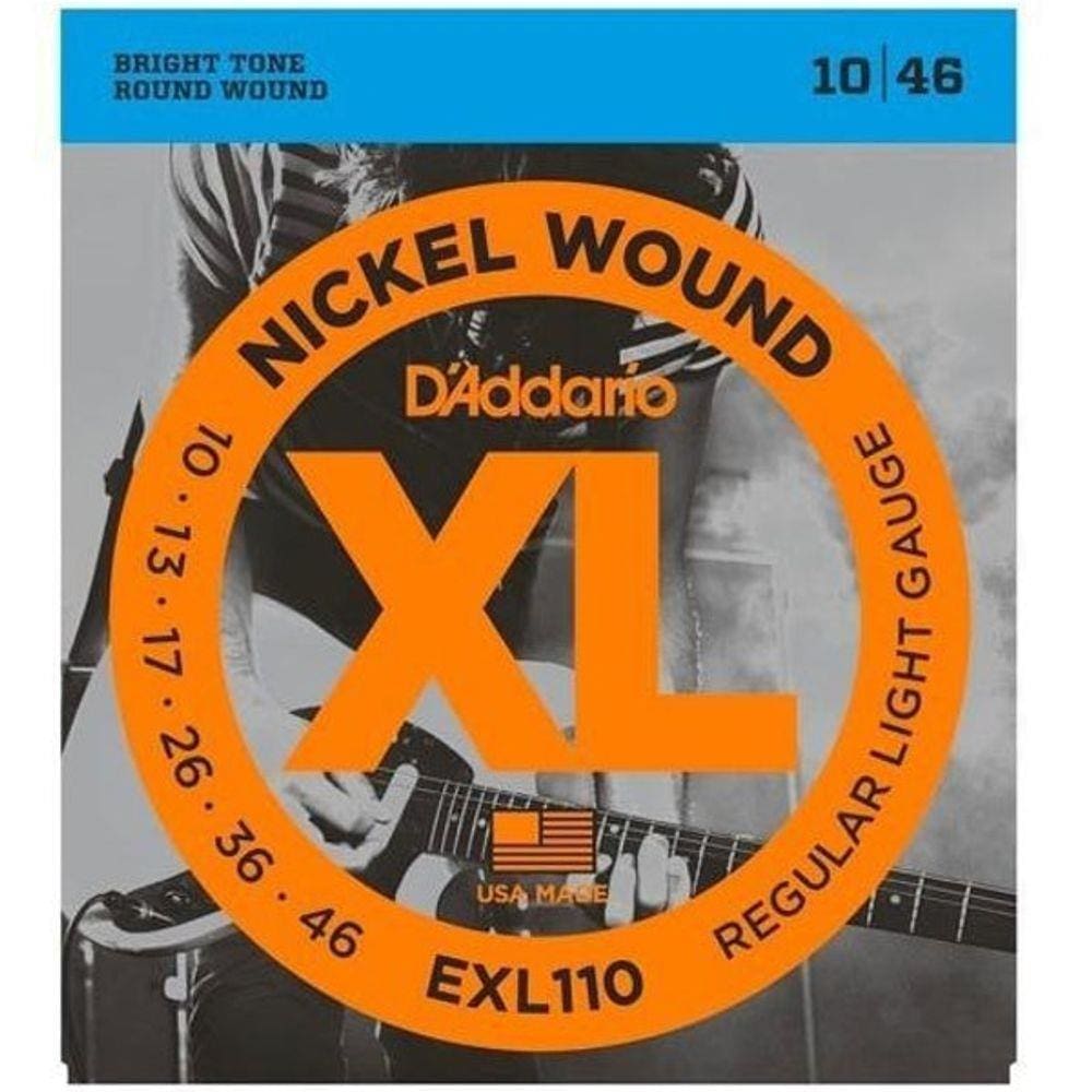 Encordoamento Guitarra Daddario 0.10 Exl110