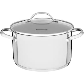 Caçarola Tramontina Indução Una Aço Inox 20Cm Funda 3,6L