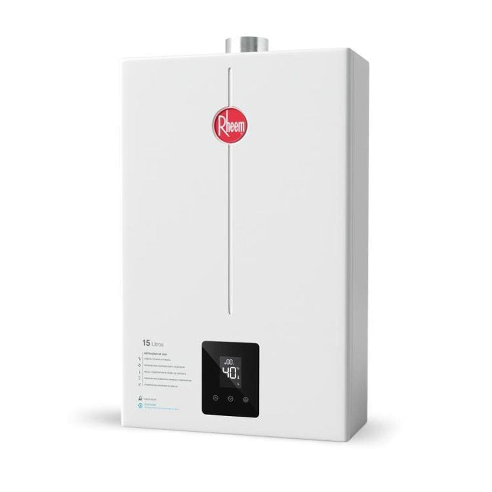 Aquecedor A Gás Digital Rheem 15 Litros Glp Bivolt