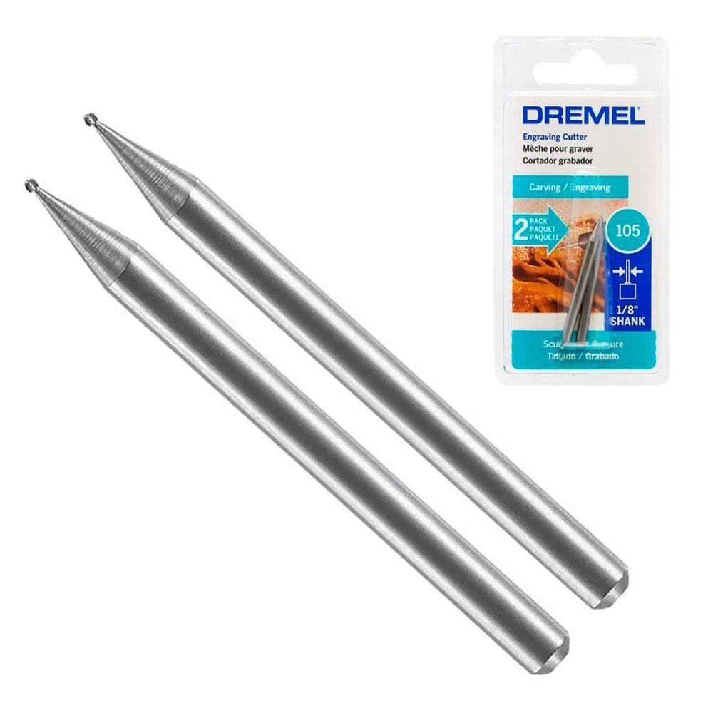 Fresa Escariador 0.8Mm 2 Un Para Micro Retífica 105 Dremel