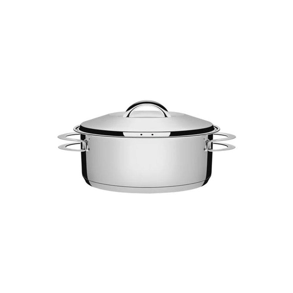 Caçarola Rasa Inox Fundo Triplo Solar 16cm 1,4L Tramontina