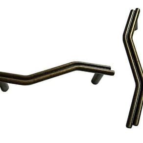 Kit 12 Puxadores Moveis Ouro Velho Pz100 - Telis Ferragens