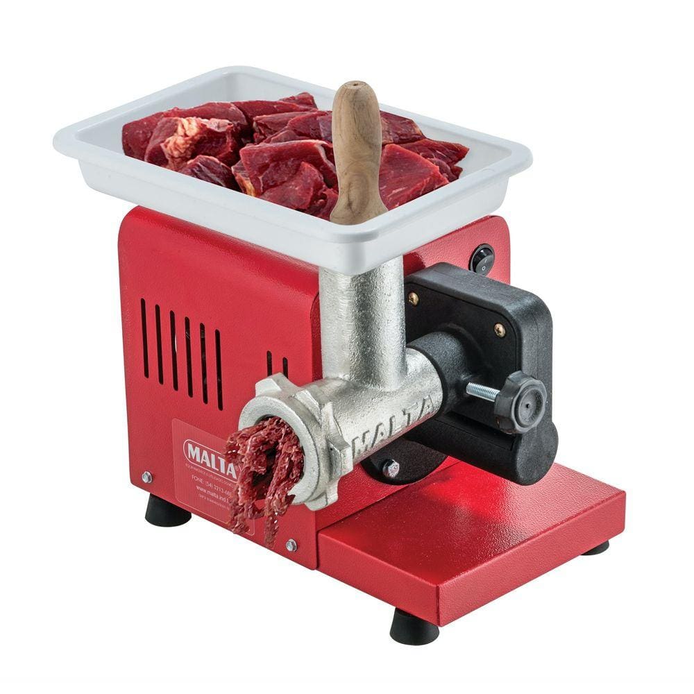 Moedor de carne elétrico boca n 8 Malta vermelho bivolt