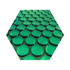 Capa Térmica Para Piscina 7 X 3,5 Thermocap 500 Micras Verde