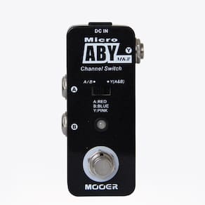 Pedal comutador guitarra Mooer ABY MK2 Nova versão