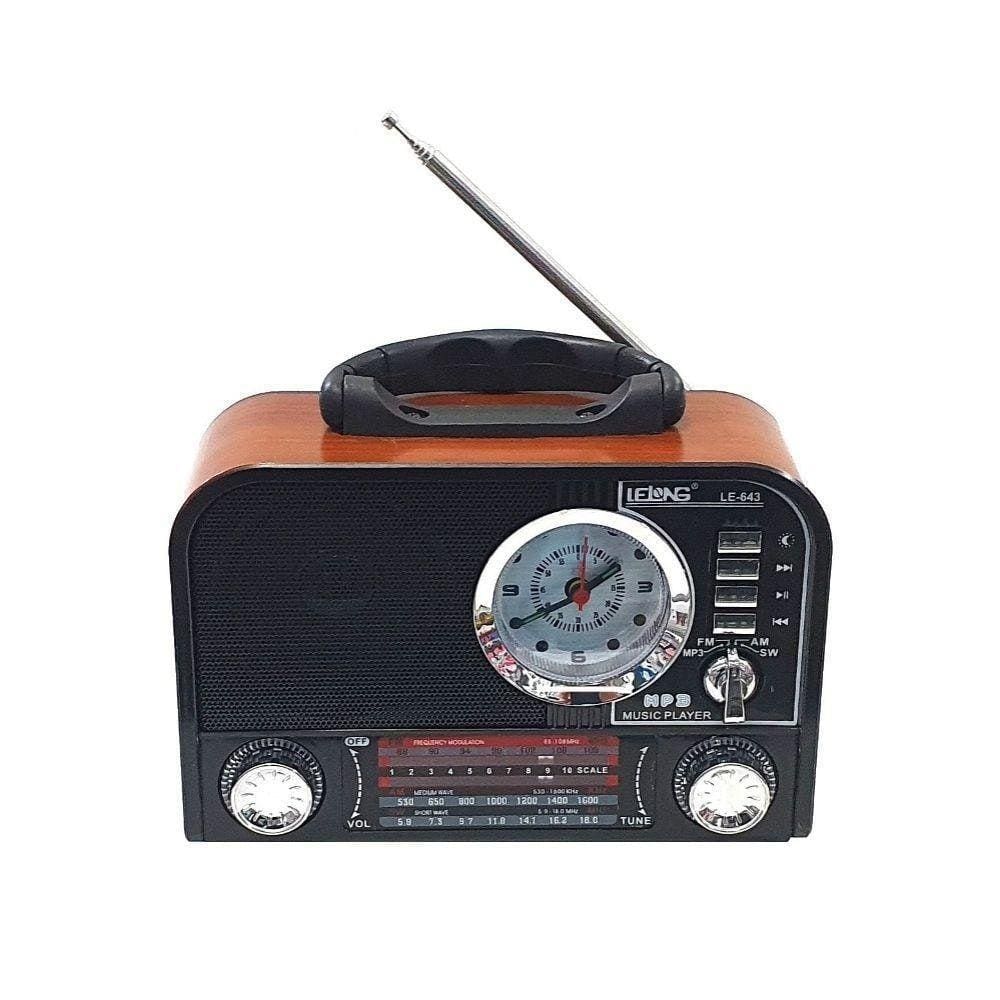 Rádio Retro Analógico Le-643