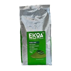 Kit Com 6 Pacotes De 1 Kg De Erva-Mate Ekoa Moída Fina