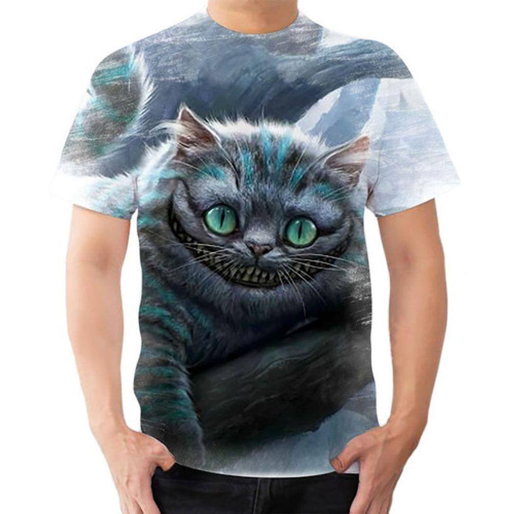 camisa do gato da alice