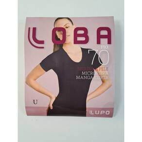 Blusa Segunda Pele Manga Curta Fio 70 Loba Lupo 805, Tamanho Único.