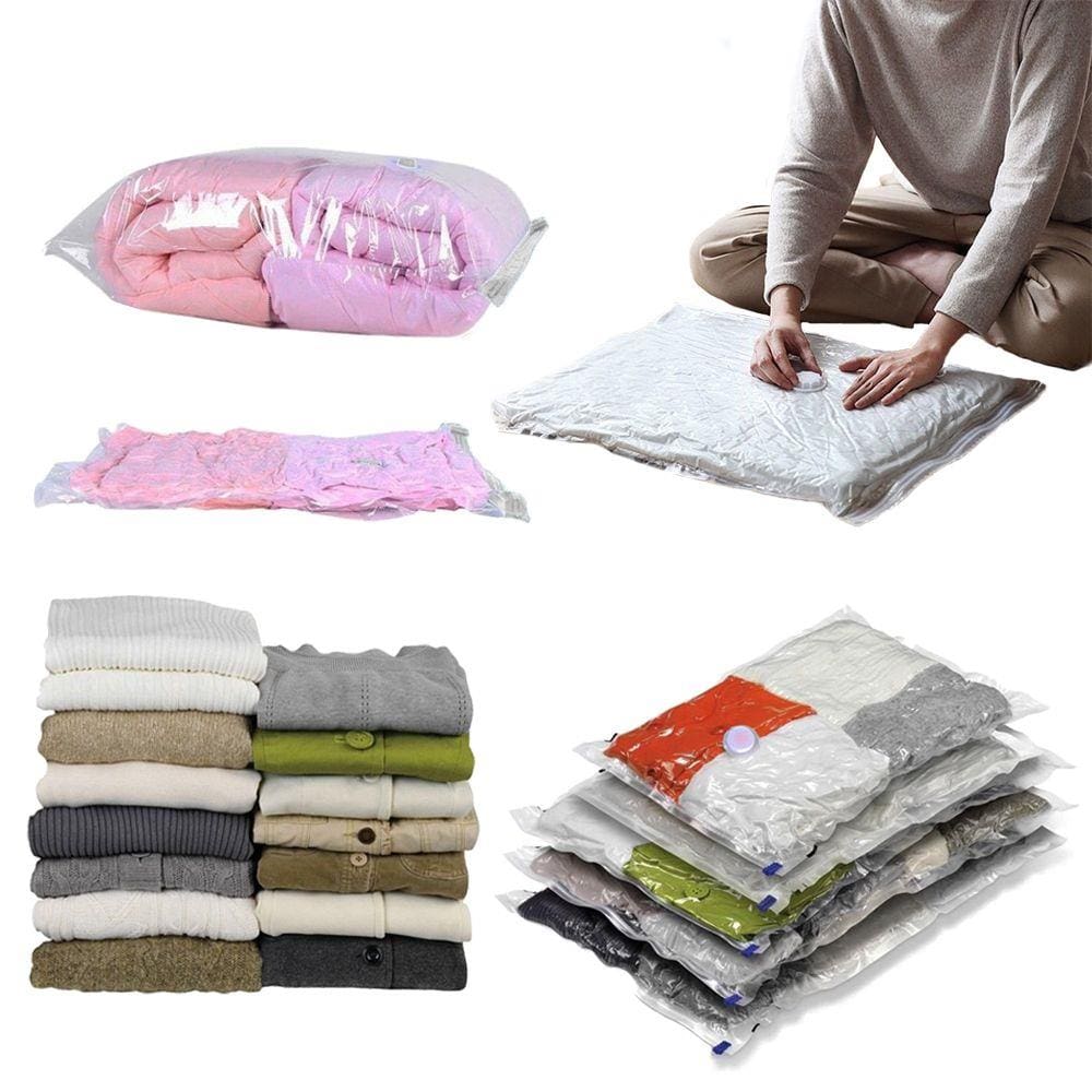 Saco À Vácuo kit 12 PÇS Organizador de Roupa espaço 70X110cm