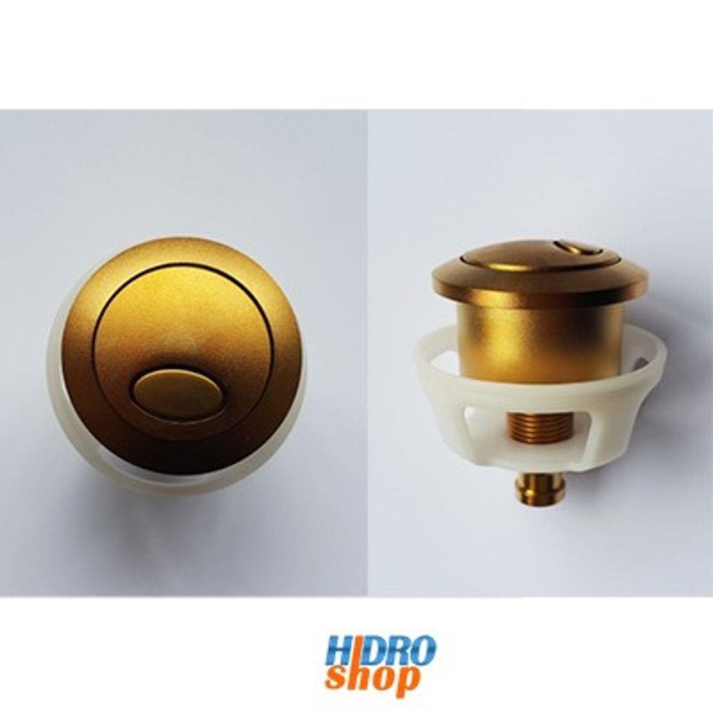 Botão acionamento de caixa acoplada deca Gold Matte - SI14GLMT