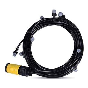 Mangueira Climatizadora Nevoa Jardim  Kit Sistema Irrigacao  Quintal Grama 10 M
