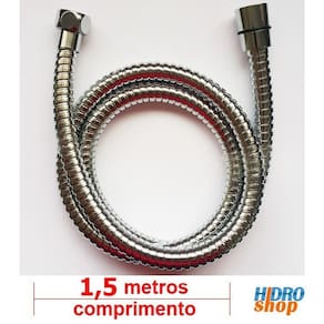 Flexível 1,5 m Cromado 1/2" - F10812