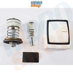 Reparo Completo e Acabamento Branco Válvula Hydra Luxo/master - 4336KIT120BR
