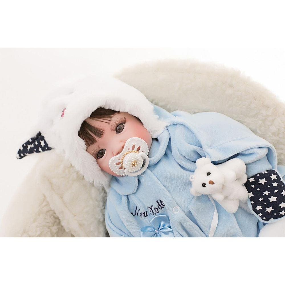 Bebê Reborn Menino Arthur Corpo Inteiro Silicone Pode Dar Banho :  : Brinquedos e Jogos