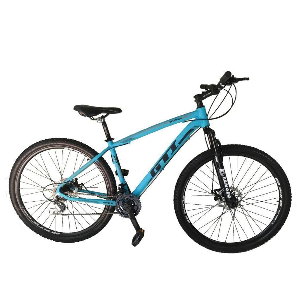 Bicicleta Aro 29 Roma 21v Freio A Disco Garfo Azul Tam. 17
