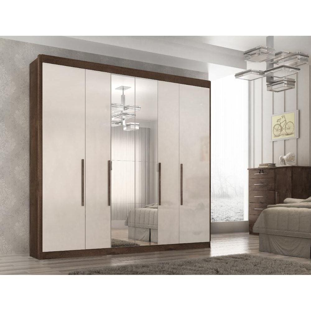 Guarda Roupa Casal Valencia 6 Portas 6 Gav C/esp