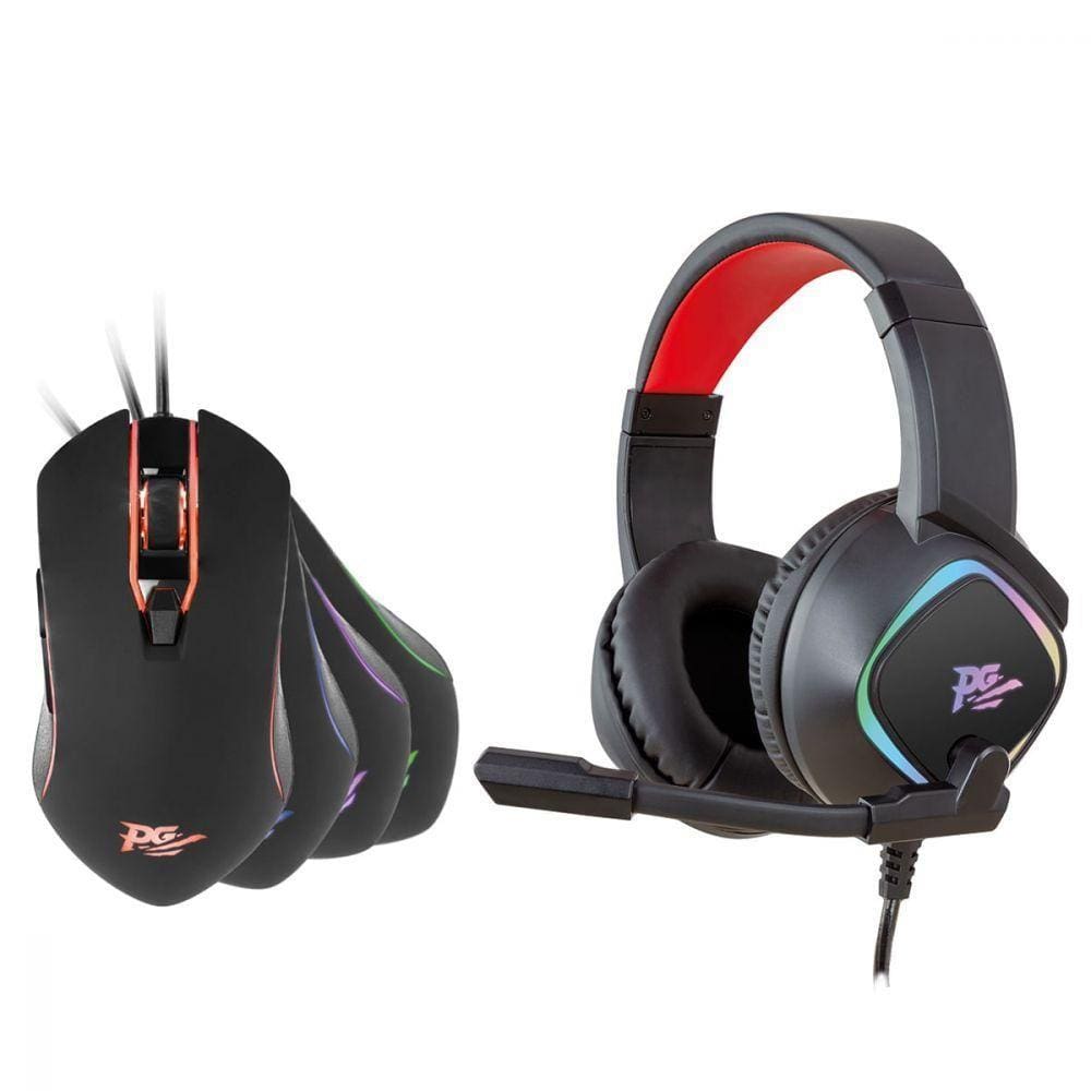 Kit Gamer Philco Headset Phs750 e Mouse Pms31 Bivolt
