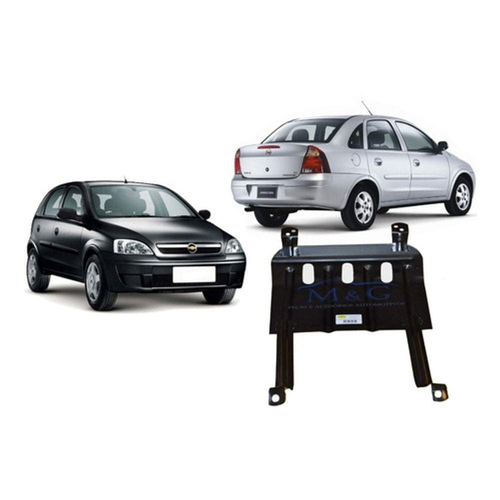 Protetor De Carter Peito De Aço Corsa Hatch Sedan 2003 A 2012
