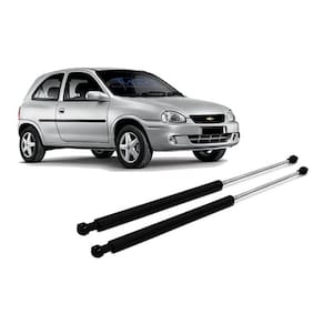 Kit Par Pistão Amortecedor Tampa Traseira Porta Malas Corsa Hatch 2 Portas 1994 1995 1996 1997 1998 1999 2000 2001 2002