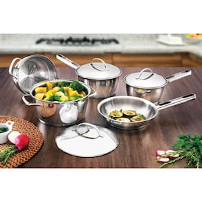 Panela Tramontina Allegra em Aço Inox com Fundo Triplo 20 cm 2,7 L Tramontina