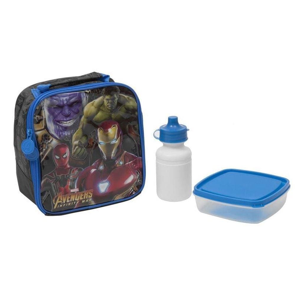 Lancheira Infantil Escolar Marvel Vingadores - Xeryus