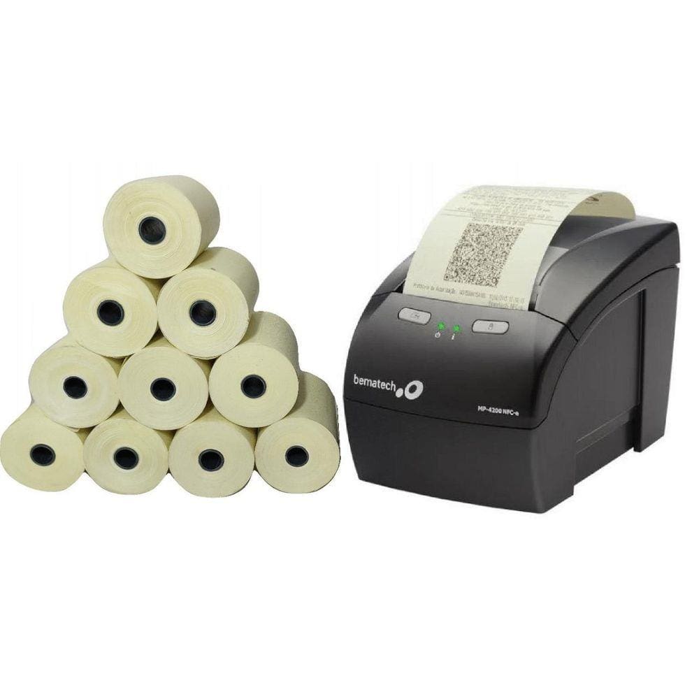 Bobinas Térmicas 80X40 Caixa Com 30 Rolos Pdv 40 Metros